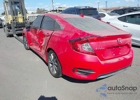 2019 Honda Civic Ex-L from USA, damaged, VIN 2HGFC1F74KH650199